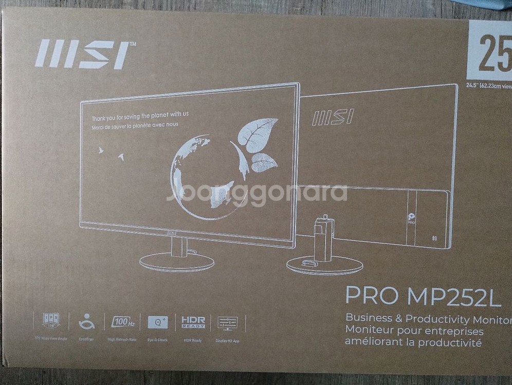 MSI 모니터 24 FHD IPS 100Hz MP25--0