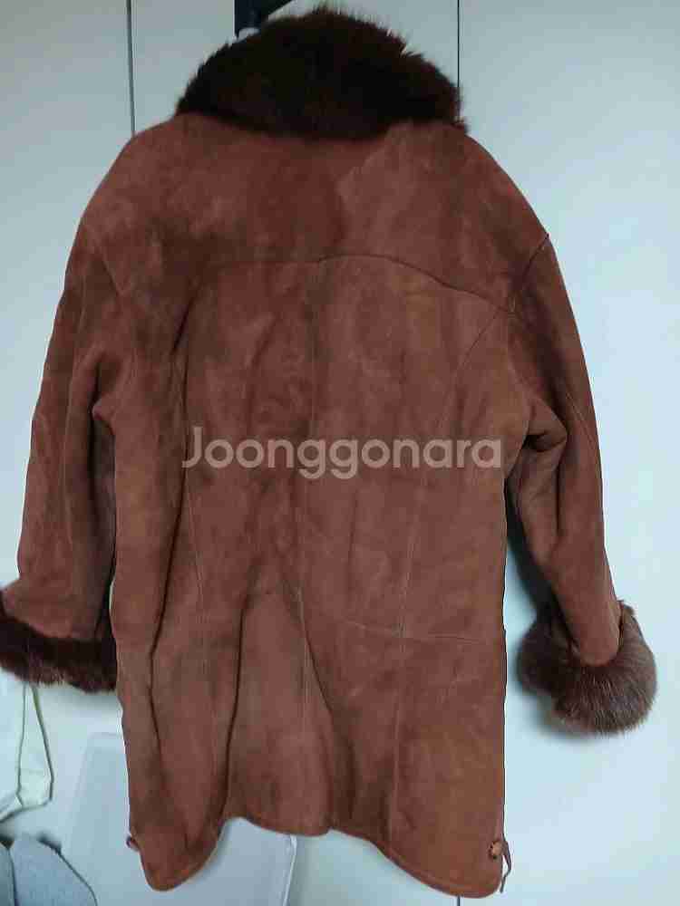 여성 양가죽 퍼 코트--1