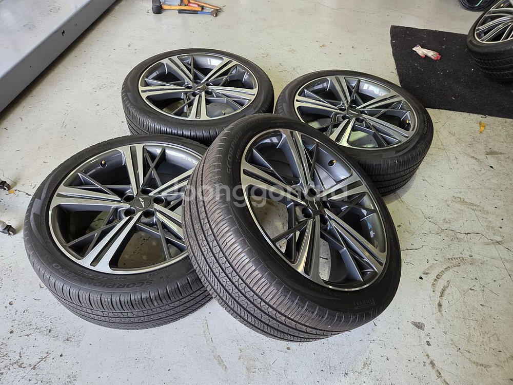 제네시스GV80 신형22인치 순정휠타이어--7