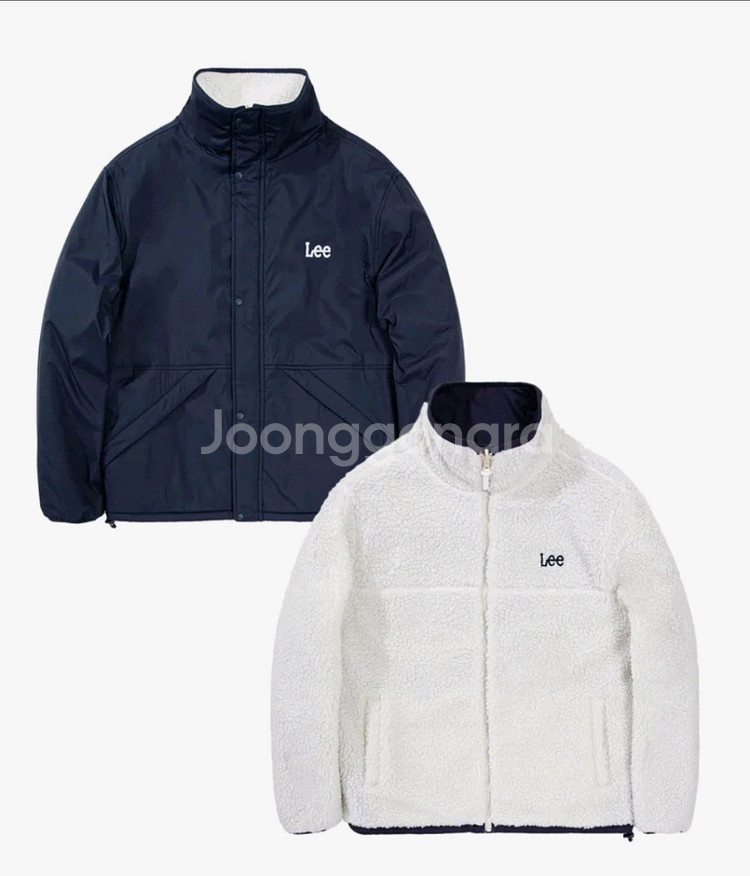 리 lee 양면 리버서블 자켓 팝니다. 라지사이즈--0