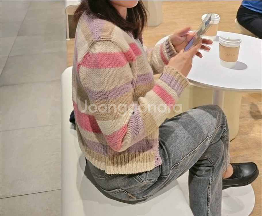 샤넬멀티울가디건--1