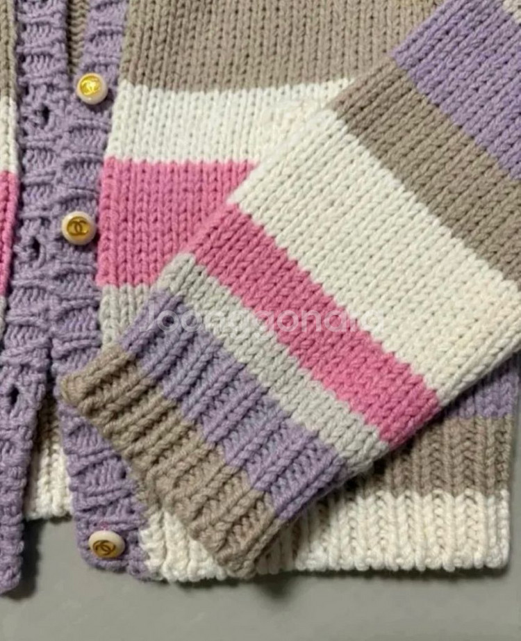 샤넬멀티울가디건--7