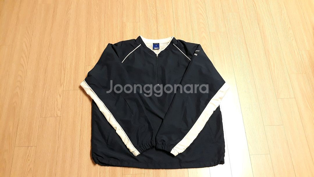 바람막이 미즈노 반집업 점퍼--0
