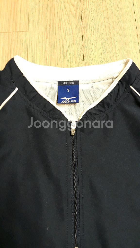 바람막이 미즈노 반집업 점퍼--2