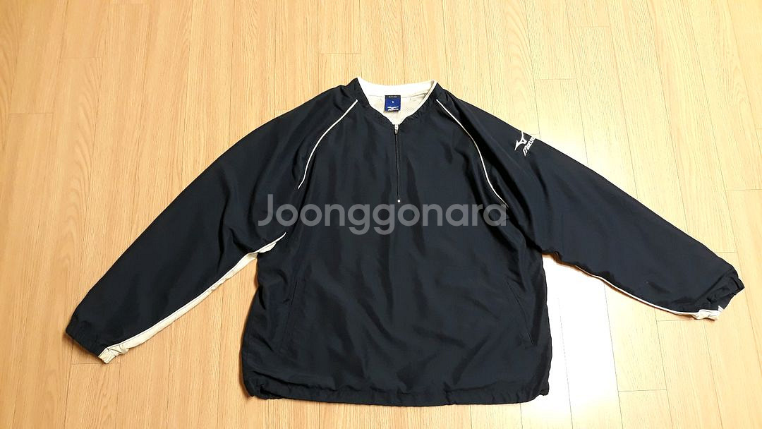 바람막이 미즈노 반집업 점퍼--3
