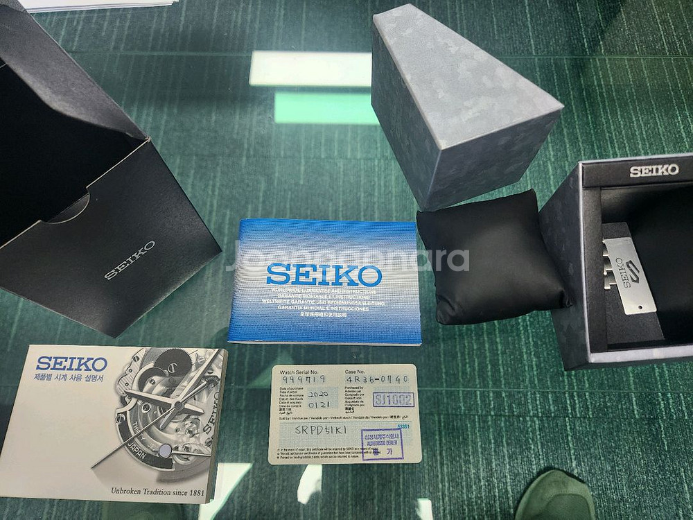 세이코5 오토매틱 다이버 청판--6