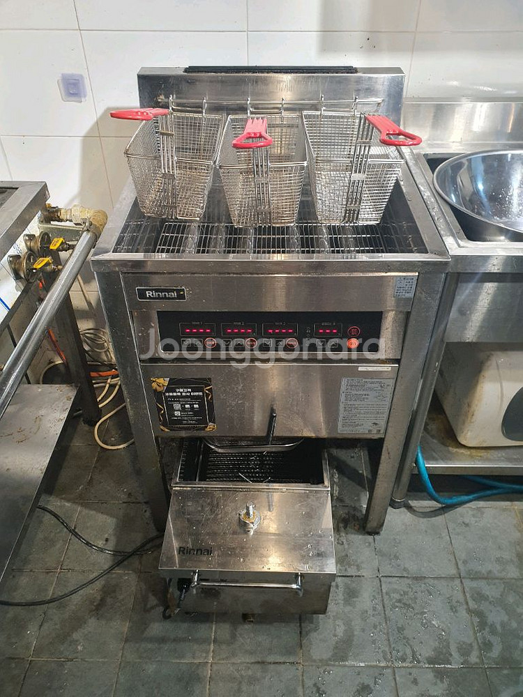 린나이 31L 튀김기,정제기--0