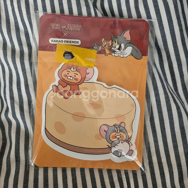 춘식이 라이언 톰과제리 접착식 메모지--0