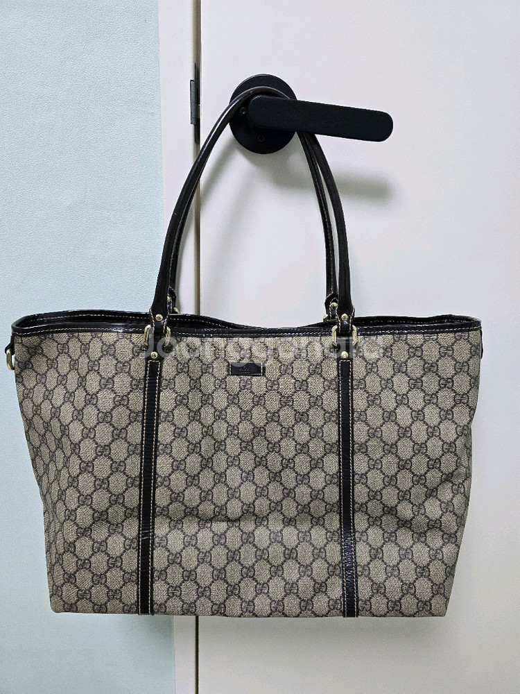 구찌 쇼퍼백 197954 PVC GG로고 정품 운포--0