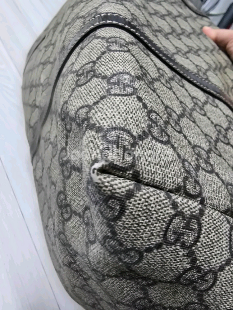 구찌 쇼퍼백 197954 PVC GG로고 정품 운포--5