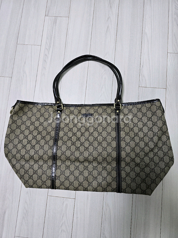 구찌 쇼퍼백 197954 PVC GG로고 정품 운포--2