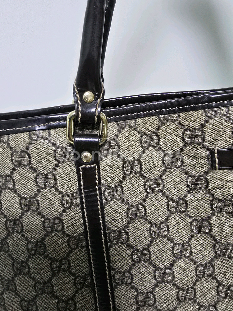 구찌 쇼퍼백 197954 PVC GG로고 정품 운포--4
