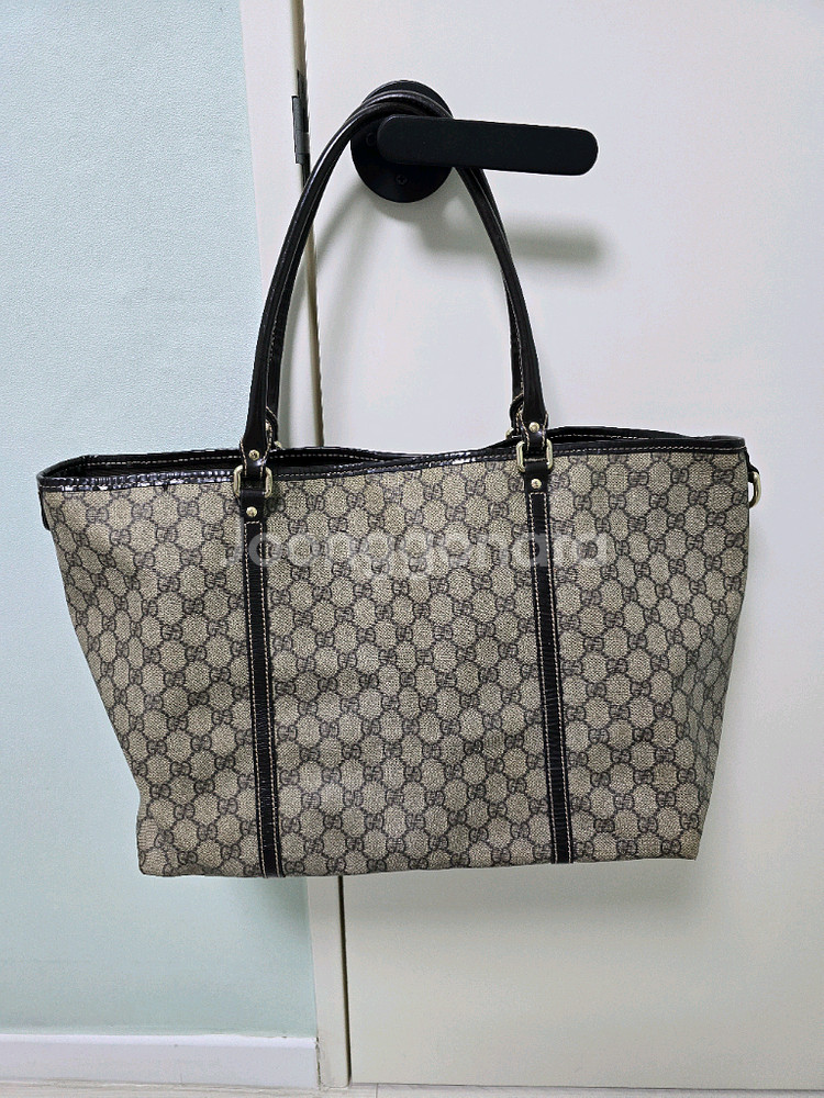 구찌 쇼퍼백 197954 PVC GG로고 정품 운포--1