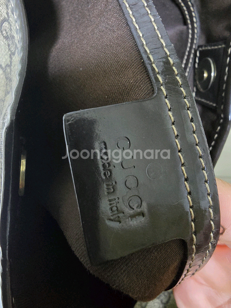 구찌 쇼퍼백 197954 PVC GG로고 정품 운포--8