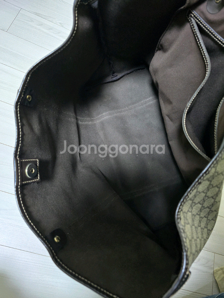 구찌 쇼퍼백 197954 PVC GG로고 정품 운포--9