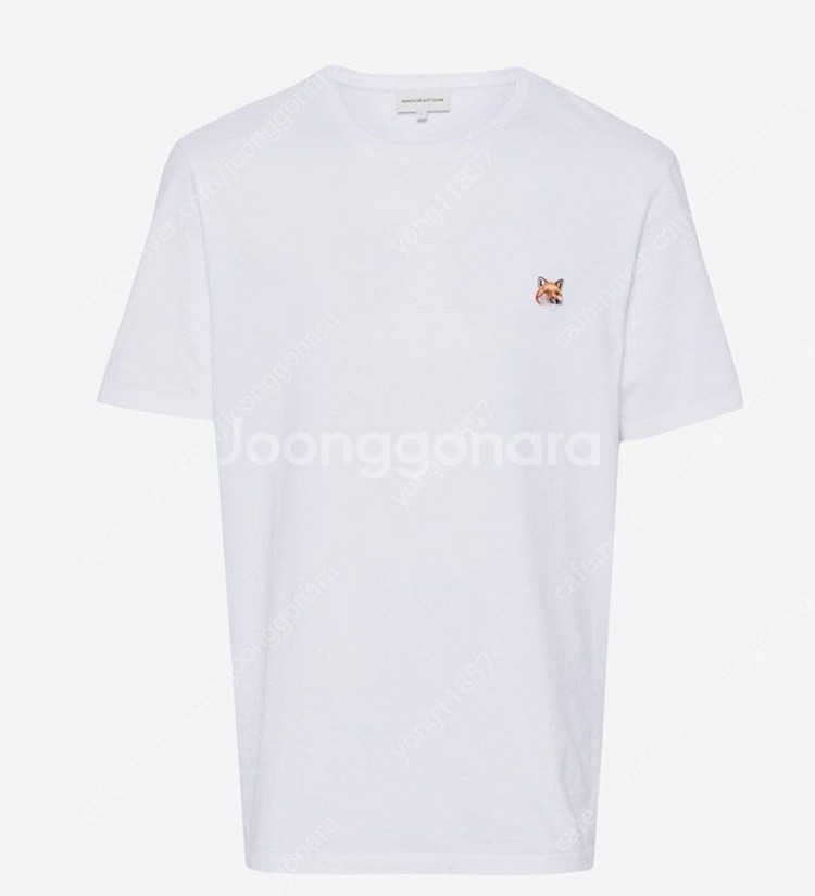 새상품 정품)메종키츠네 폭스헤드 레귤러 반팔 티셔츠--3