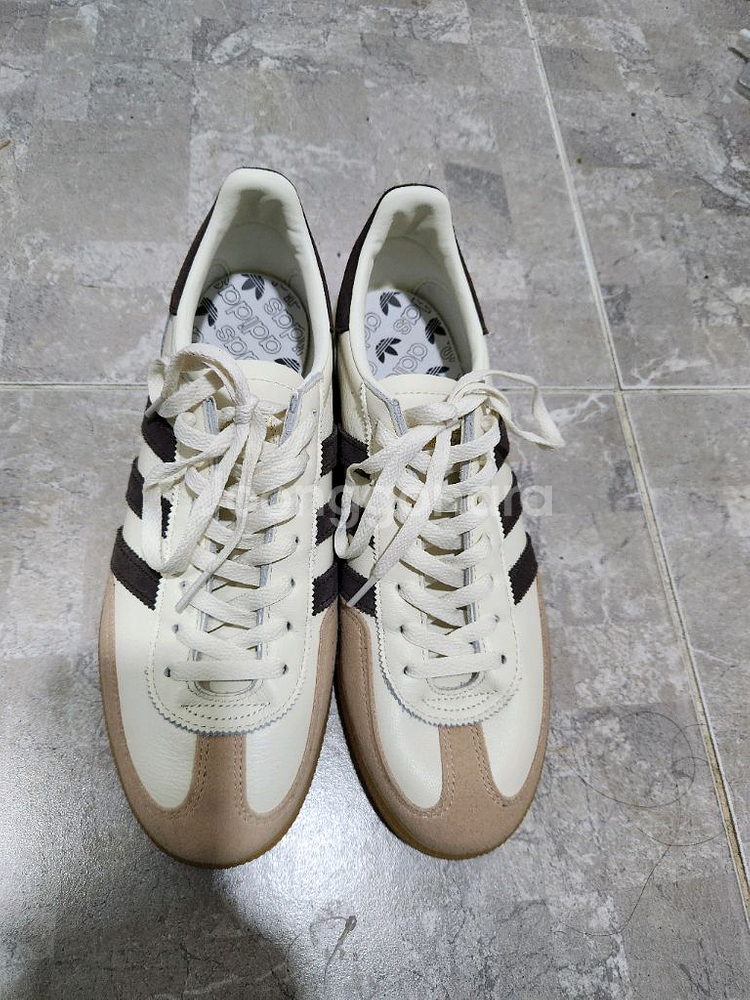 새상품 280 아디다스 스페지알 오프화이트 다크브라운--1