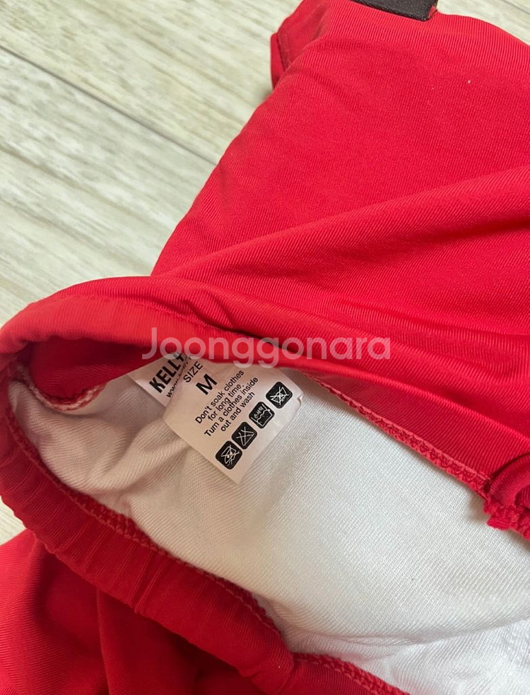 켈리스포츠 폴웨어 린탑셋트(레드,M)--2