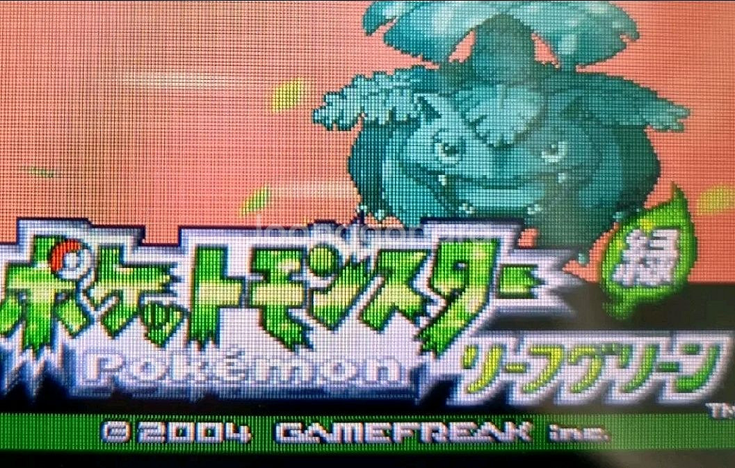 포켓몬스터 GBA 리프그린 일본판 게임칩 알팩 알칩--2