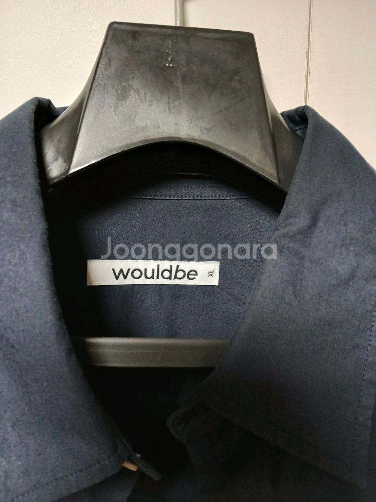 우드비 페이퍼 셔츠 네이비 XL--1