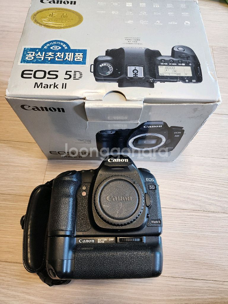 캐논 정품 eos 5d mark2 오두막 바디,세로그립 팝니다--0