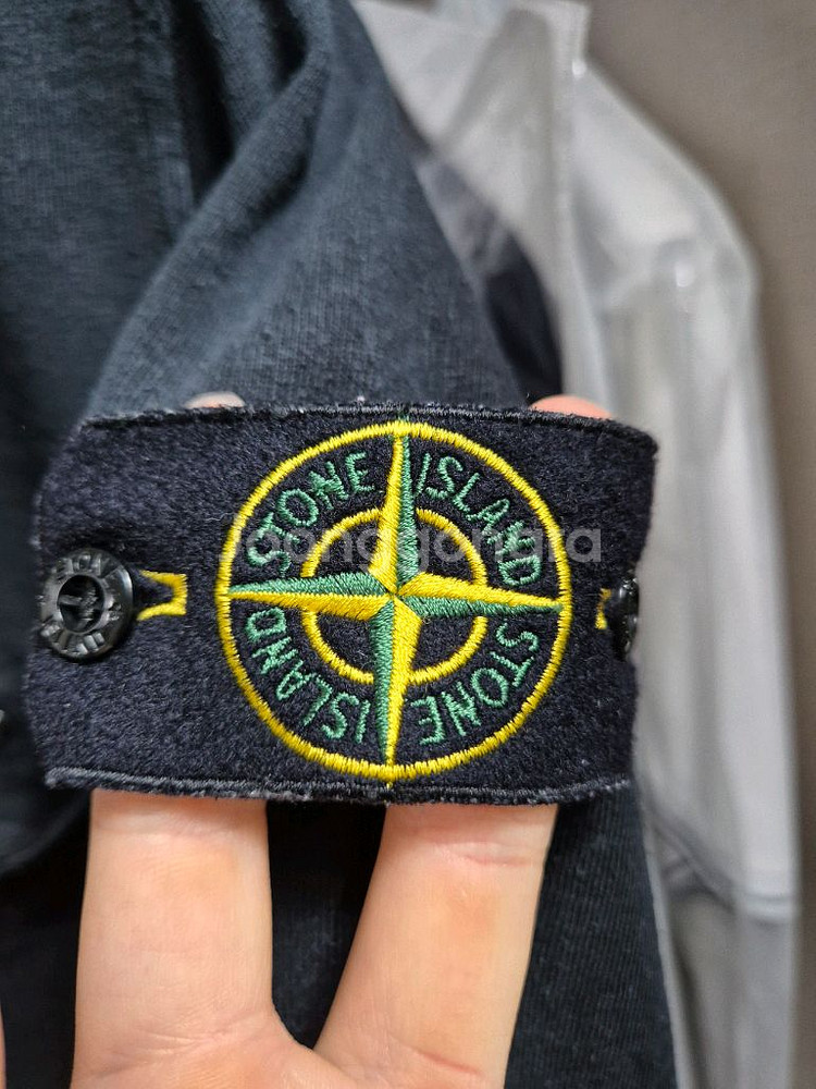 정품 20SS 스톤아일랜드 맨투맨 L-100 블랙--4