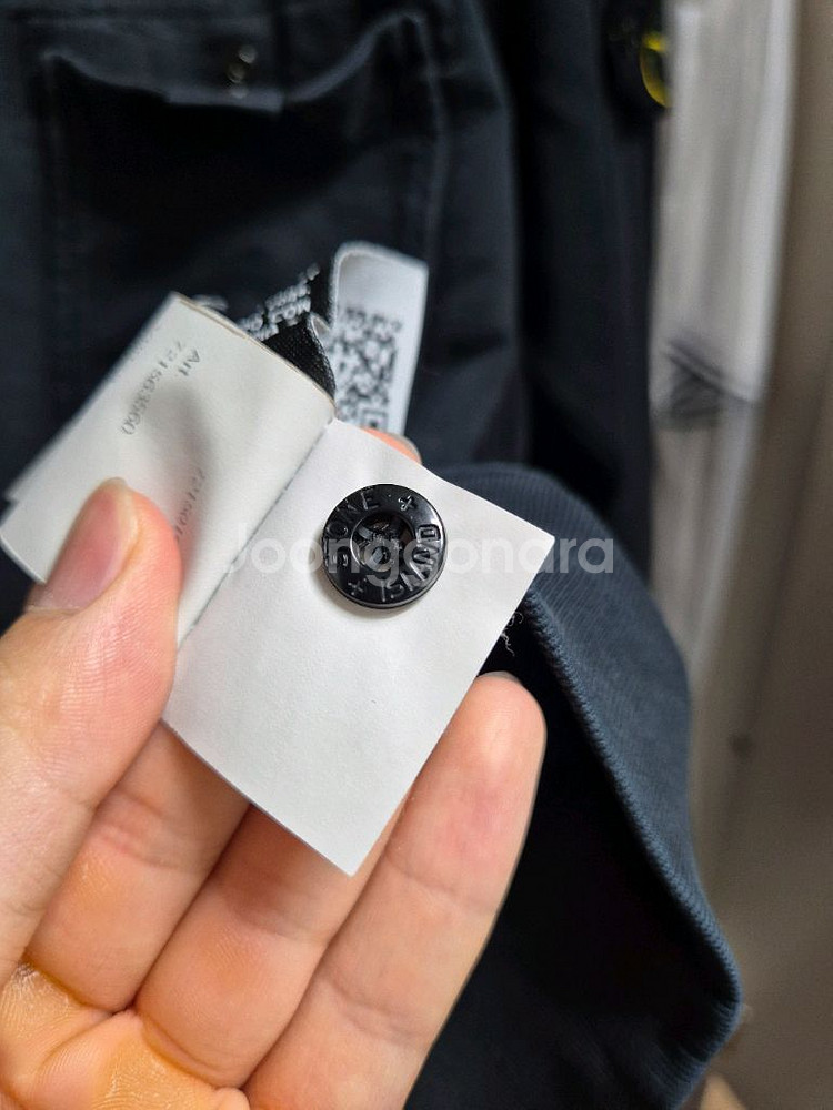 정품 20SS 스톤아일랜드 맨투맨 L-100 블랙--8