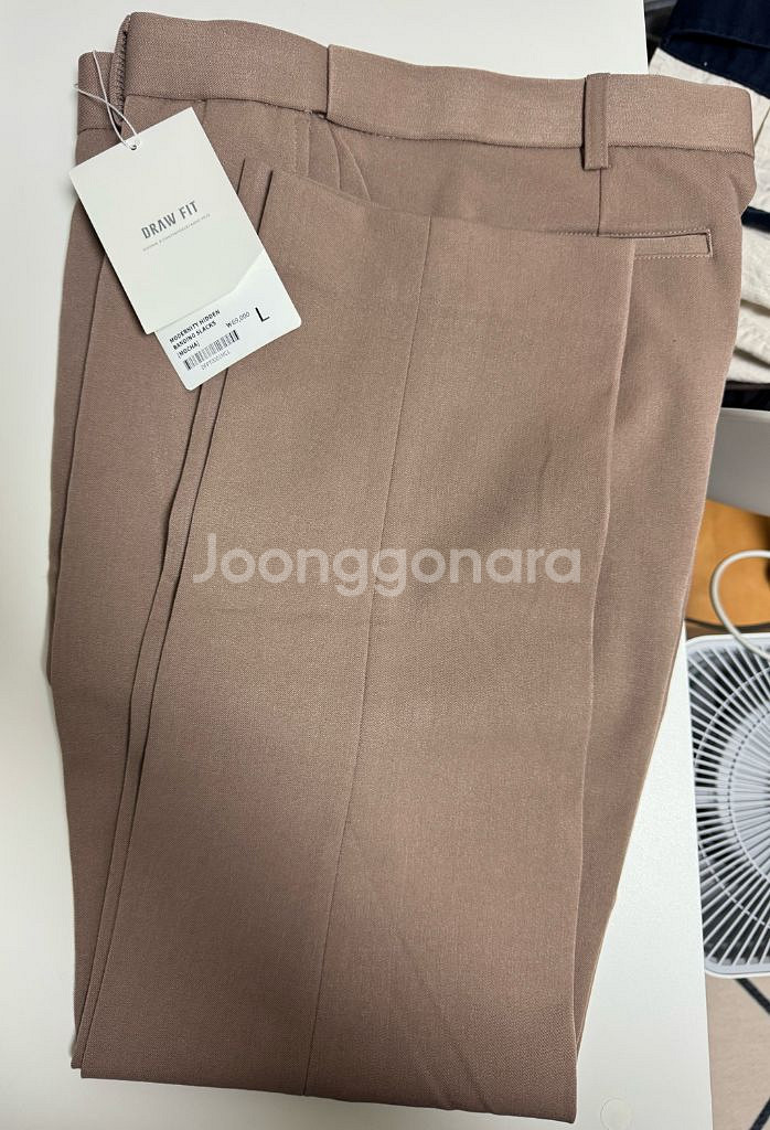 드로우핏 모더니티 히든 밴딩 슬랙스 L사이즈 MOCHA 색상--1