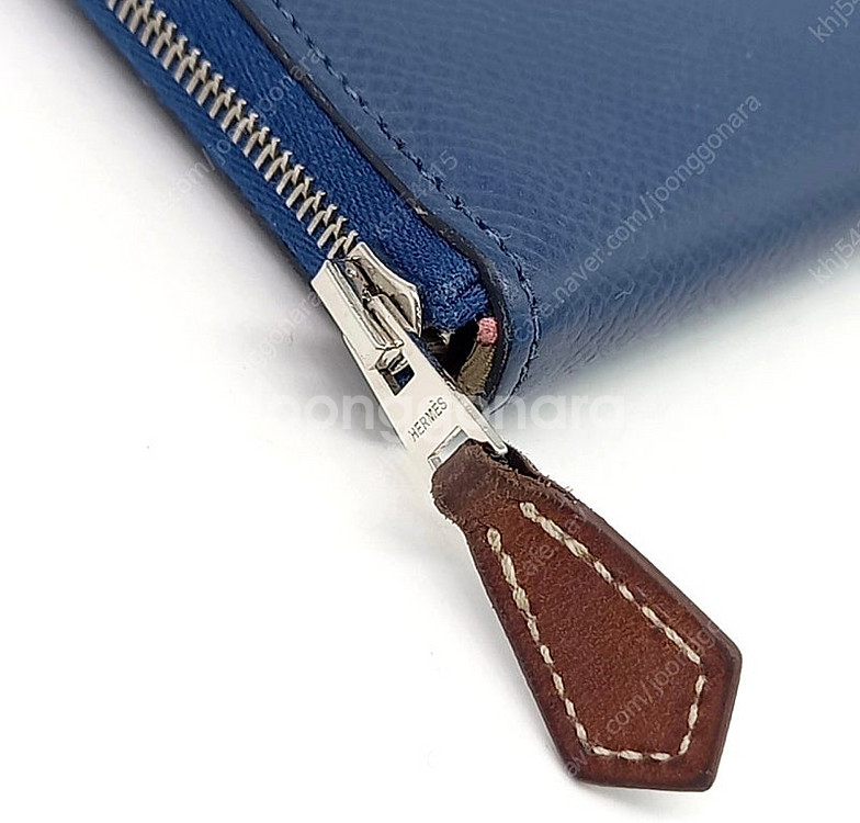 에르메스 실크인 장지갑 정품--2