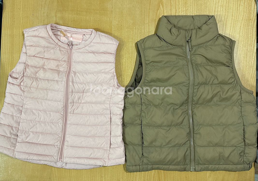 탑텐/유니클로 키즈 패딩 조끼--0