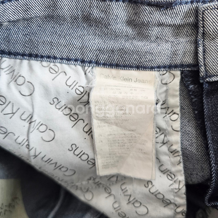 캘빈클라인 청바지 진청 스판 사이즈28 R2763--4