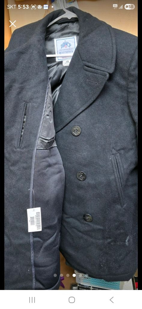 오리지널미국해군P코트 이미지