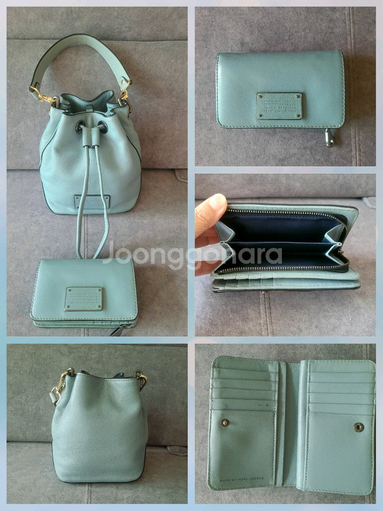 마크바이마크제이콥스버킷백 + 지갑 세트--1