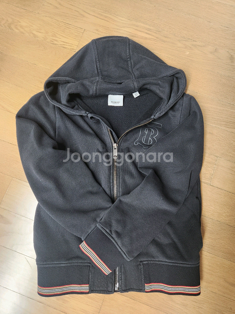 버버리 후드 집업 자켓 10y--1