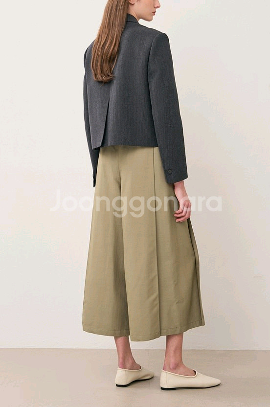 더캐시미어 울 블렌드 크롭 재킷55 랑방 마인 타임--3