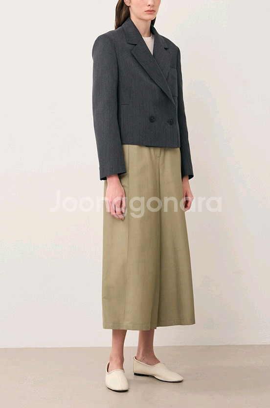 더캐시미어 울 블렌드 크롭 재킷55 랑방 마인 타임--2