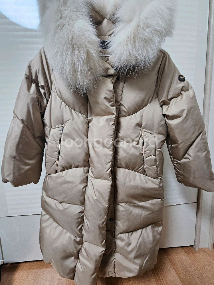 닥스키즈 여아 130사이즈 퍼 롱패딩--0