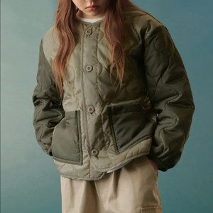 키즈 아동 무신사스탠다드 누빔자켓 깔깔이 점퍼 130