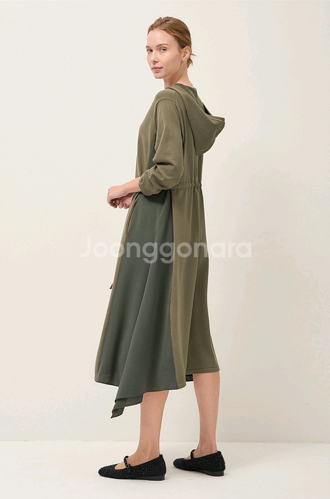 래트바이티 텍스처 후드드레스 랑방 마인 더캐시미어 타임--1