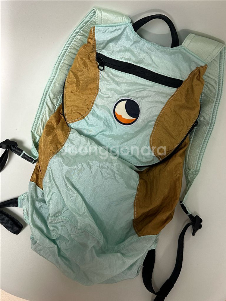 티켓투더문 미니 15L 백팩 민트/브라운--0