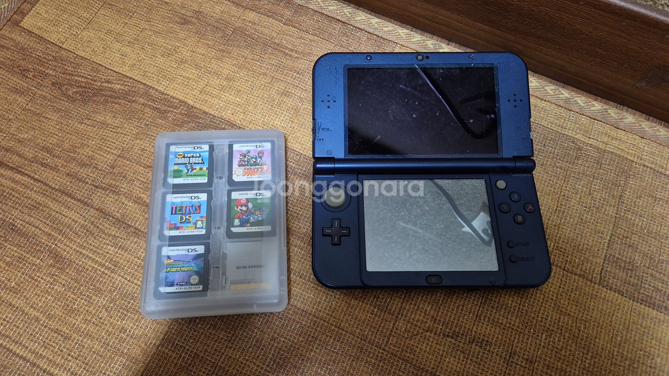 뉴 닌텐도3DS XL 뉴큰다수 메탈릭 블루 팝니다--0