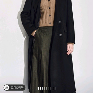 타임 캐시미어 더블 코트55 랑방 마인 더캐시미어