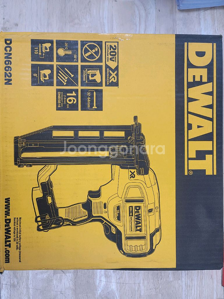 디월트 무선타카 dcn662n--0