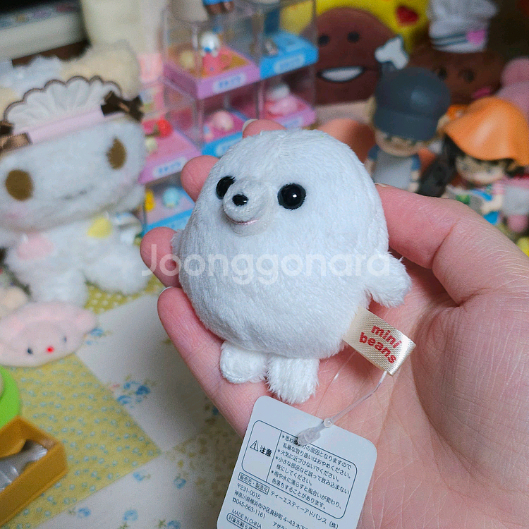 미니빈즈 물개 인형--1