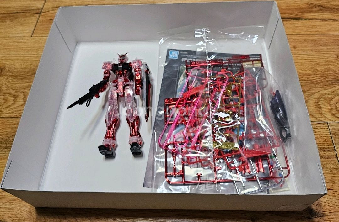 MG 건담 아스트레이 레드 프레임 클리어 가조 택포--0