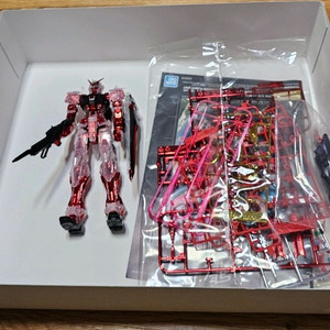 MG 건담 아스트레이 레드 프레임 클리어 가조 택포