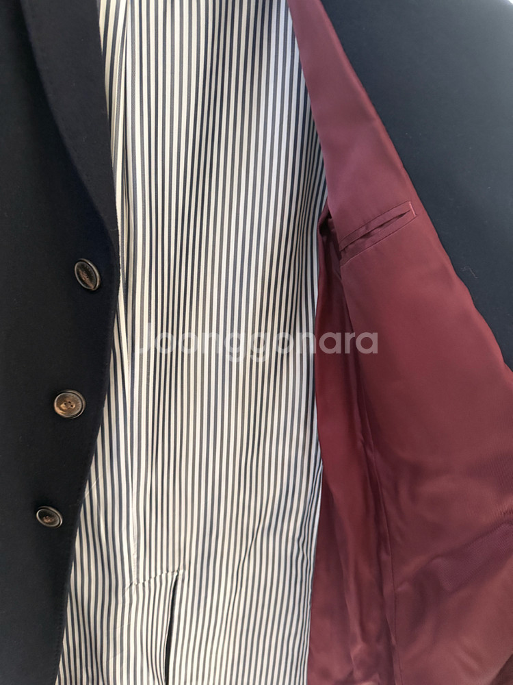 타미힐피거 네이비 코트 (IT 50)--4