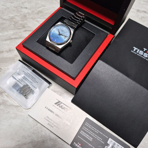 티쏘 prx 40mm 파워매틱 그라데이션 시계