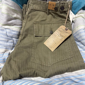 RRL / 헤링본 퍼티그 팬츠 / 32/32