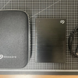 씨게이트 휴대용 외장하드 5TB / 블랙 / 파우치포함